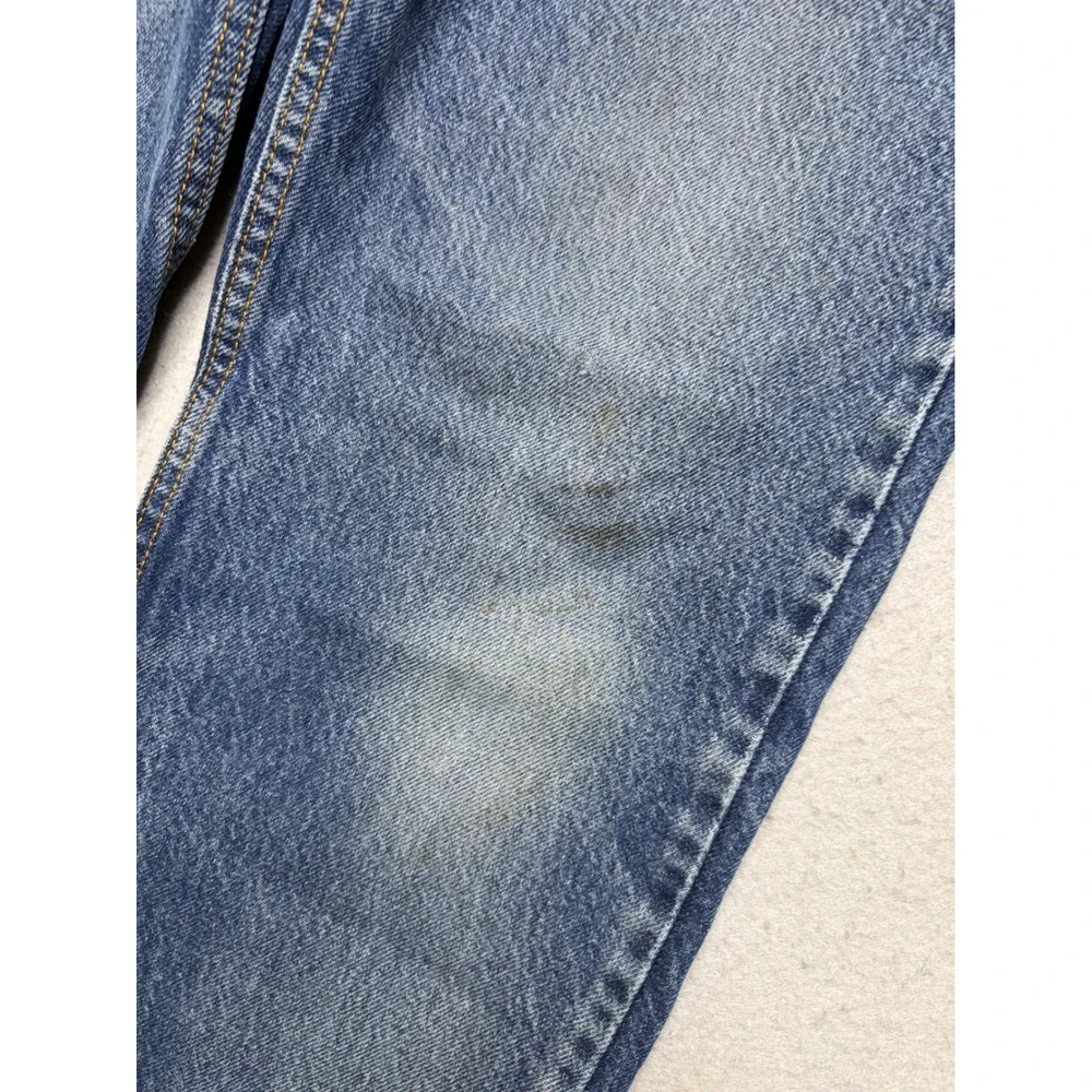 Levi's Jeans Mens 32x30 Blue 505 Regular Fit Distressed Faded Y2K Denim Pants